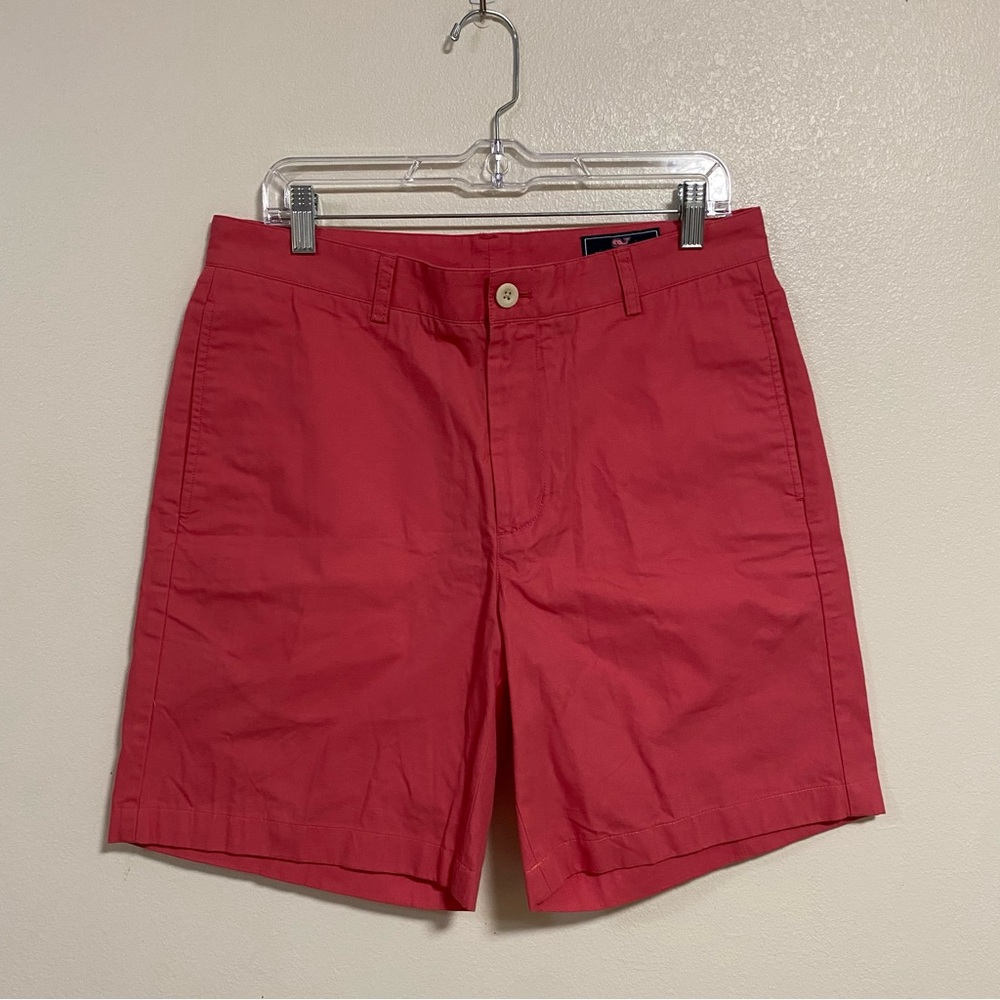 Vineyard Vine Shorts Men’s Size 33 Coral Club Shorts On the Go shorts 8” inseam